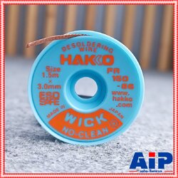 HAKKO wick fr150-86 ลวดซับตะกั่ว 1.5x3.0mm. ชีลดูดตะกั่ว FR 150-86 FR 150 86 FR150 86 ลวดซับตะกั่ว3.0mm เอไอ-ไพศาล