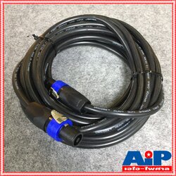 10เมตร สายลำโพง 2x1.5 พร้อมSPEAKON UNICORN ขนาด 2x1.5mm สาย ลำโพง กลมดำ พร้อม สเปคอน กลางแจ้ง พร้อมใช้งาน เอไอ-ไพศาล