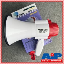 1อัน MITSUMI MP-4BT โทรโข่ง ชาร์จ อัด บลูทูธ ได้ โทรโข่ง เมกกาโฟน รุ่น MP 4BT รุ่น MP4BT เอไอ-ไพศาล