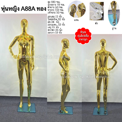 หุ่นเต็มตัวผู้หญิงพร้อมฐานวาง ถอดประกอบแขนขาและฐานวางได้ค่ะ อก33" เอว25" สะโพก34" สูง177ซม.