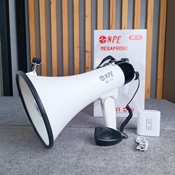 NPE SR-19 โทรโข่ง อัดเสียง ชาร์จแบตได้ USB Bluetooth Megaphone SR 19 SR19 เอไอ-ไพศาล