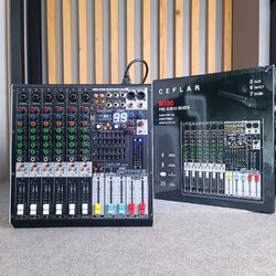 Ceflar MX-60 MIXER มิกเซอร์อนาล็อก ช่องเสียบไมค์ 6 ช่อง มิกเซอร์ เครื่องปรับแต่งเสียง มิกซ์เซอร์พร้อมเอฟเฟค MX 60 MX60 เอไอ-ไพศาล