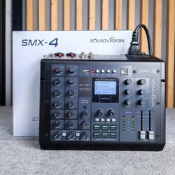 SOUNDVISION SMX-4 MIXER SMX 4 SMX4 มิกเซอร์อนาล็อก ช่องเสียบไมค์ 2 ช่อง เครื่องผสมสัญญาณ ซาวด์ วิชั่น เอไอ-ไพศาล+++