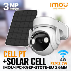 IMOU CELL PT + SOLAR CELL IMOU-IPC-K9EP-3T0TE-EU 3.6MM 3MP รองรับซิม 4G พร้อมโซล่าเซลล์