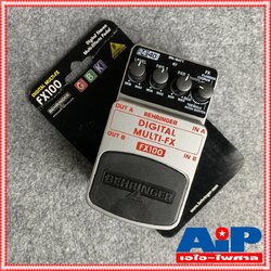 BEHRINGER FX100 เอฟเฟคกีต้าร์ Digital Multi-Effect Pedal FX-100 FX 100 เอไอ-ไพศาล +++