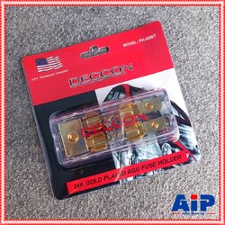 สินค้าใหม่ ลดล้างสต็อค DECCON FH-K007 กระบอกฟิวส์รถยนต์2ทาง ฟิวส์เครื่องเสียงรถยนต์ เข้า1ออก2 60A FHK007 FH K007 FUSE HOLDER เอไอ-ไพศาล