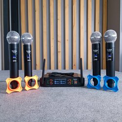 TADA SLXD8 ไมค์ลอย 4ด้าม ไมค์ลอยคู่ ไมค์ลอยไร้สายเสียงดี ไมค์ลอย ไมค์คาราโอเกะ WIRELESS MICROPHONE ta da SLXD-8 ธาดา SLXD 8 เอไอ-ไพศาล