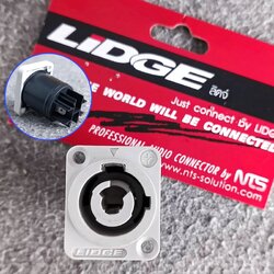 LIDGE LS-3MPB-1 J.ACตัวเมีย ปลั๊กไฟตัวเมีย ปลั๊กตัวเมีย ติดแท่น LS3MPB1 power connector, 20A A-type LS3MPB เอไอ-ไพศาล
