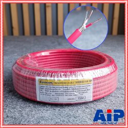 สีแดง ขด15เมตร DYNACOM JSL-021 สายไมค์STสีแดง 6MM สายไมค์ สายไมค์สเตอริโอ JSL021 JSL 021 เอไอ-ไพศาล