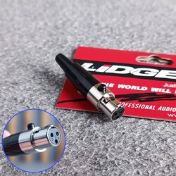 LIDGE YM-282 3P แจ็ค MINI XLR 3ขา แบบต่อสาย ปลั๊กMINI XLRตัวเมีย 3รู YM282 YM 282 เอไอ-ไพศาล