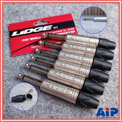 แพ็ค6ตัว LIDGE YM201D P.MIC MONO ปลั๊กโฟนโมโน 1/4 นิ้ว ท้ายยางสำหรับเข้าสาย รุ่น YM-201D YM 201 D YM 201D YM-201