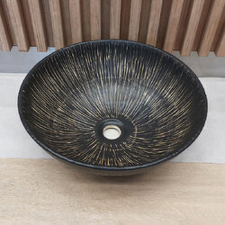 Ceramikplus No.CST-080RMA อ่างล้างหน้าเซรามิคแบบลอย อ่างล้างมือเซรามิกแบบวางบนเคาน์เตอร์ อ่างสปา (Ceramic Washbasin Sink)