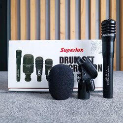 ไมค์จ่อเครื่องดนตรี PRA-268A Superlux Condenser Microphone ไมค์คอนเดนเซอร์ pra 268 a ไมค์กลอง pra268 ไมค์โครโฟน