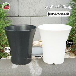กระถางต้นไม้ ทรงปากแตร รุ่นTP05 ขนาด 5 นิ้ว