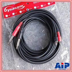 15เมตร DYNACOM J015-9 สาย P.RCAx2-P.MICx2 ความยาว 15เมตร ไดน่าคอม สาย RCA x2 ออก PHONE x2 15M สายอาร์ซีเอ ออก ไมค์ x2
