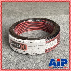 ขด20เมตร CONNEX RB-555 2X1.5 SQ.MM.สายลำโพงดำแดง สายลำโพง สายลำโพงคู่ RB555 RB 555 ดำ-แดง สายลำโพง2x1.5 ทองแดงชุบ เอไอ-ไพศาล