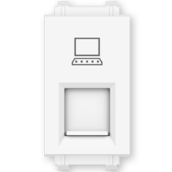 F01G64 เต้ารับคอมพิวเตอร์ (LAN) สีขาว OPPLE F01G64