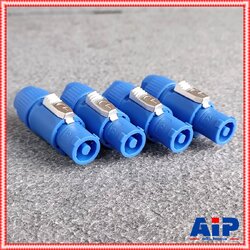4ตัว เพาเวอร์ครอนสีฟ้า ACตัวผู้ ปลั๊กไฟตัวผู้ ปลั๊กตัวผู้ AC POWER PLUG A-type (power in) cable connector เอไอ-ไพศาล
