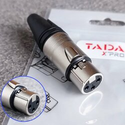 สีเงิน TADA YSR-1016 XLR เมีย สีเงิน ปลั๊กแคนนอนตัวเมีย CANNON XLRตัวเมีย YSR1016 เอไอ-ไพศาล