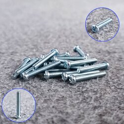 ถุง20ตัว สกรูJP 3X20 น็อต สกรู น็อตเกลียวละเอียด น็อตเกลียวละเอียดหัวกลม สกรูเกลียวละเอียด น็อตJP3X20 เอไอ-ไพศาล