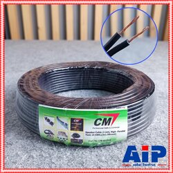 ลดล้างสต็อค สายภายในขึ้นเกลือ ขด20เมตร สายลำโพง CM CM-S1816 2X1.5 สายลำโพงคู่ CMS1816 CM S1816 สายลำโพงดำแดง สายลำโพงCM ดำ-แดง เอไอ-ไพศาล