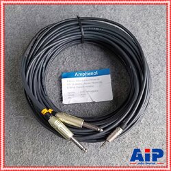 30เมตร AMPHENOL สายTR-ST-PHONEx2 CA52-3333-WB-030 30เมตร สายสัญญาณ TR-ST ออก ปลั๊กไมค์ โมโน 2หัว สายคอมเข้ามิกซ์ เอไอ-ไพศาล