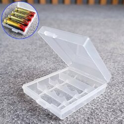 1อัน กล่องพลาสติกเก็บถ่าน AA กับ AAA 4ก้อน กล่องใส่ถ่าน กล่องเก็บถ่าน2A 3A เอไอ-ไพศาล