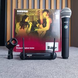 SHURE SVX24TH/PG58 Q12 ไมค์ลอยถือ ชุดไมค์ลอยมือถือเดี่ยว ย่าน UHF SVX 24 TH / PG 58 Q 12 SVX24TH/PG58 เอไอ-ไพศาล +++