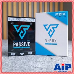 V BOX Stereo Passive DI MKII ตัวกรองสัญญาณเสียง กล่องสัญญาณเสียง ดีไอสำหรับเบสกีตาร์และเครื่องดนตรี เอไอ-ไพศาล