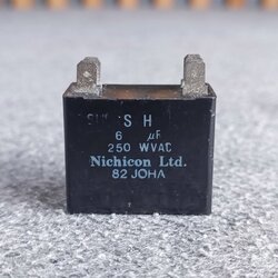 ลดล้างสต็อค C6UF/250Vพัดลมแบน คาปาพัดลม คาปาซิเตอร์ Capacitor แคปพัดลม อะไหล่พัดลม เอไอ-ไพศาล