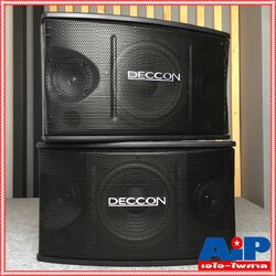 1 คู่ DECCON KTV-8 ตู้ลำโพงคาราโอเกะ 8นิ้ว กำลังขับ 400 วัตต์ 8 โอห์ม ลำโพงเสียงแหลม ขนาด 3 นิ้ว 2 ตัวเหมาะสำหรับใช้ในห้องคาราโอเกะ KTV8 KTV 8 เอไอ-ไพศาล