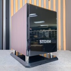 STORM RM-106 ตู้ลำโพงซับ10" ตู้ซับเบสมีแอมป์ในตัว ขนาด 10 นิ้ว Active Sub Woofer Speake RM 106 RM106 เอไอ-ไพศาล