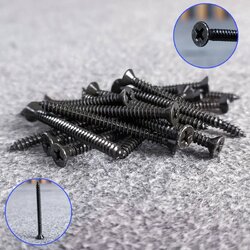 ถุง20ตัว สกรูFHดำ 8X2" สกรูเกลียวปล่อย น็อตเกลียวปล่อย น็อต น็อตดำเกลียวปล่อย2นิ้ว สกรูดำ2นิ้ว สกรูดำ สกรูดำเกลียวปล่อย เอไอ-ไพศาล