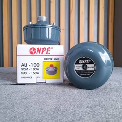 1ดอก NPE AU-100 ยูนิตฮอร์น ลำโพงฮอร์น ก้นฮอร์น เสียงตามสาย AU 100 driver unit AU100 เอไอ-ไพศาล