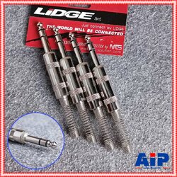 แพ็ค4ตัว LIDGE YM-181A PHONE ST ท้ายสปริง ปลั๊กไมค์สเตอริโอ YM181A YM 181A P.MIC ST ปลั๊กโฟนสเตอริโอท้ายสปริง เอไอ-ไพศาล