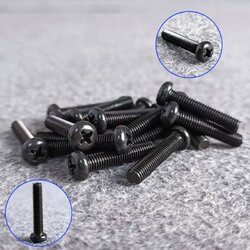 ถุง20ตัว สกรูมิลดำM6-1.0x40F(8.8) น็อตดำM6 น็อตดำM-6 น็อต สกรูเกลียวดำM6 สกรูดำM 6 น็อตเกลียวดำM-6 เอไอ-ไพศาล