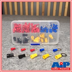 ลดล้างสต็อค ชุดหางปลา 102ชิ้น OL-VR-SET102 หางปลา หางปลาคละขนาดคละสี ชุด102ชิ้น กล่องชุดหางปลา ขั้วต่อหางปลา ขั้วต่อสายไฟ หางปลาแบบกลม กล้ามปูกลม เอไอ-ไพศาล