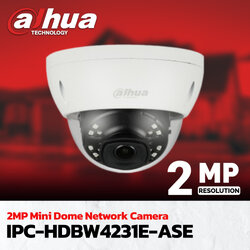 กล้องวงจรปิด Dahua 2MP Mini Dome Network Camera รุ่น DH-IPC-HDBW4231E-ASE (2.8mm, 3.6mm)