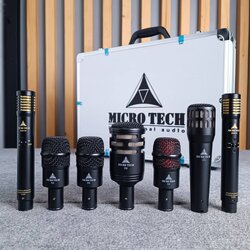 MICROTECH DP7 ชุดไมค์กลอง DP-7 DP 7 ไมค์กลอง7ชิ้น ชุดไมค์สำหรับจ่อกลองชุด ชุดไมค์7ตัว ไมค์ชุด MIC Professional 7-Piece Drum Microphone เอไอ-ไพศาล