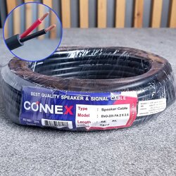 ขด15เมตร CONNEX EVO-225 2x2.5mm สายลำโพง กลมดำ ขนาด2.5mm. สายลำโพงกลางแจ้ง EVO225 EVO 225 ทองแดงแท้ เอไอ-ไพศาล