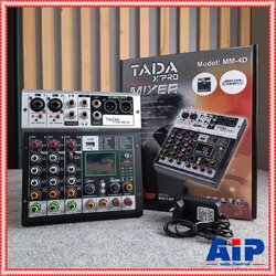 TADA M-4 MIXER MM-4D มิกเซอร์อนาล็อก 4 ช่อง เอฟเฟคแท้ มิกเซอร์ขนาดเล็ก ธาดา M 4 M4 MM4 MM 4 ta da เอไอ-ไพศาล