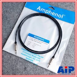 1.5เมตร AMPHENOL สาย TR-STหัวท้าย 1.5M CA52-52-C-1.5 สัญญาณเสียง สายสัญญาณ เอไอ-ไพศาล