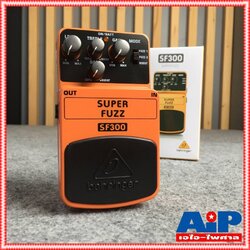 BEHRINGER SF300 เอฟเฟคกีต้าร์ Super Fuzz Distortion เอฟเฟ็คกีตาร์ให้เสียงแตกแบบ Super Fuzz ให้เสียงแบบยุคคลาสสิค1960s SF-300 SF 300 +++ เอไอ-ไพศาล
