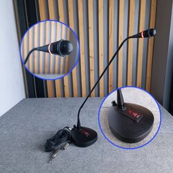 ไมโครโฟนแบบตั้งโต๊ะ ไมค์ประชุม พร้อมสาย (คอไมค์ยาว 60CM.) NPE VCP-650 ไมค์ตั้งโต๊ะ VCP 650 ไมค์สาย ไมตั้งโต๊ะ เอไอ-ไพศาล