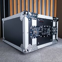 NTS RS-R6U RACKไม้2ฝาผิวสีดำ ลึก11นิ้ว แร็คไม้ RACK กล่องใส่เครื่องเสียง กล่องแร็ค กล่องRACK แร็คลึก11นิ้ว เอไอ-ไพศาล