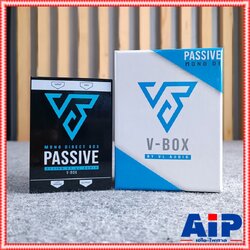 V BOX Mono Passive DI MKII ตัวกรองสัญญาณเสียง กล่องสัญญาณเสียง ดีไอสำหรับคีบอร์ดเบสกีตาร์และเครื่องดนตรี เอไอ-ไพศาล