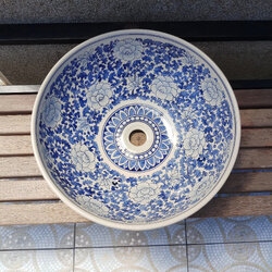 CSP-362RSC อ่างล้างหน้า อ่างล้างมือเซรามิคเขียนลาย