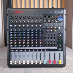 HOTROCK GT-4500A POWERMIX 4CH USB/BT 4x500w เครื่องปรับแต่งเสียง เพาเวอร์มิกซ์ GT 4500 GT 4500 มิกซ์ มิกเซอร์ เอไอ-ไพศาล
