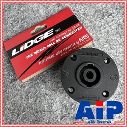 ยกกล่อง15ตัว J.SPEAKON YM-117 ติดแท่นกลม LIDGE Connector 4-pole Speak-On ปลั๊กสเปคคอน ym117 ym 117 SPEAKONของแท้ เอไอ-ไพศาล
