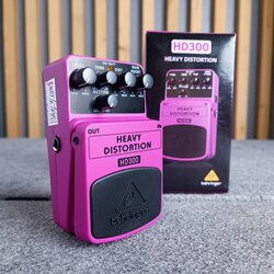 BEHRINGER HD-300 เอฟเฟคกีต้าร์ Heavy Metal Distortion เอฟเฟ็คกีตาร์ Behringer HD300 ให้เสียงแตก Heavy Metal Distortion, Dual Distortion เบริงเจอร์ HD 300 HD300 เอไอ-ไพศาล